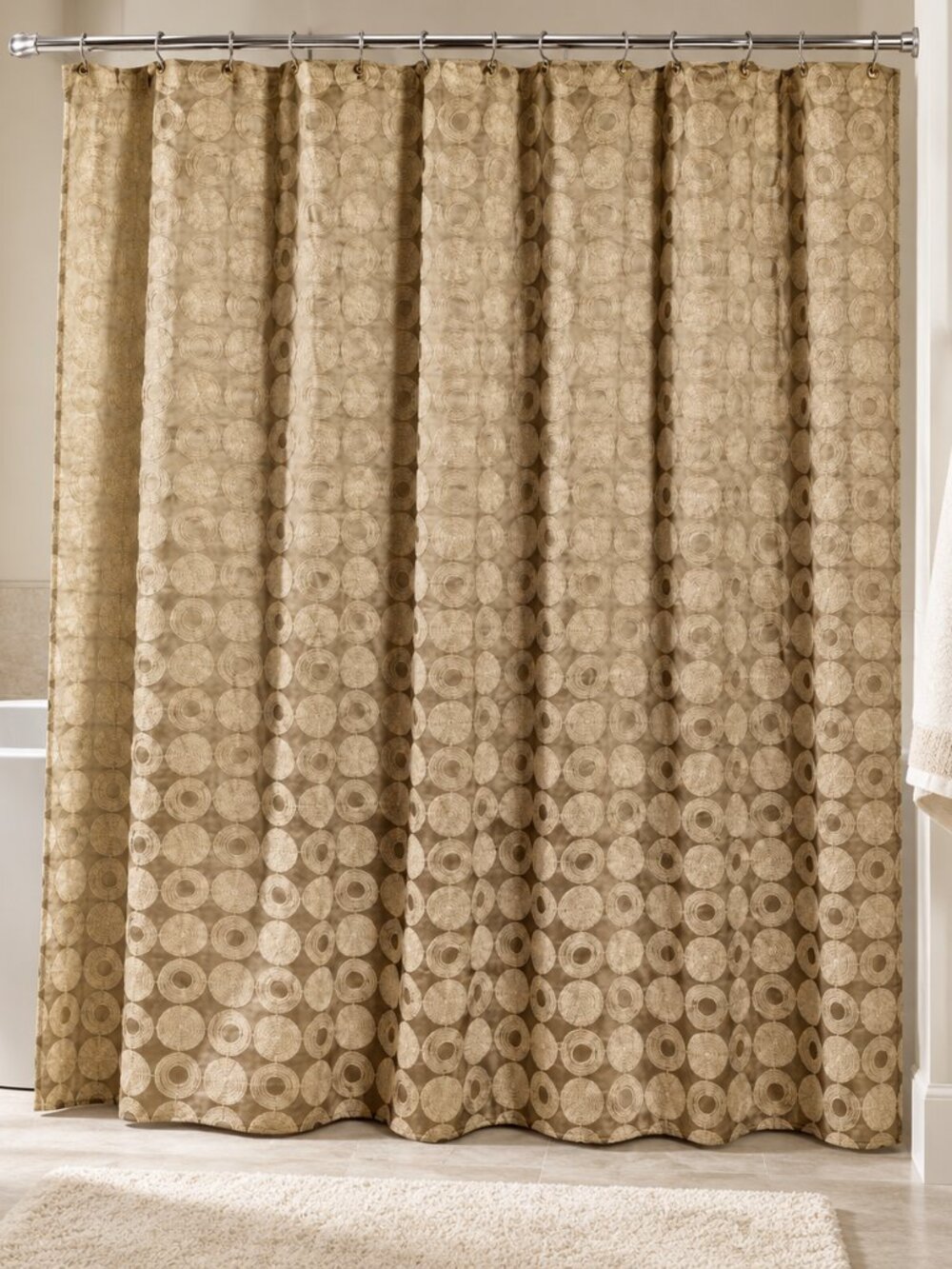 Galaxy Fabric Shower Curtain,